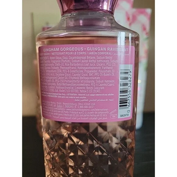 Bath & Body Works GINGHAM GORGEOUS Moisturizing Body Wash 10 oz. - Lot of 4 - Picture 7 of 7